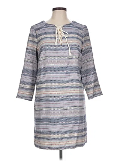 Pre-owned Lilla P Casual Dress In Gray