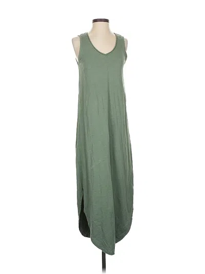 Pre-owned Lilla P Casual Dress In Green