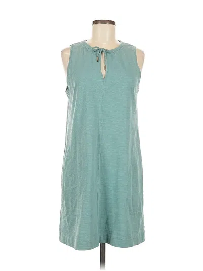 Pre-owned Lilla P Casual Dress In Green