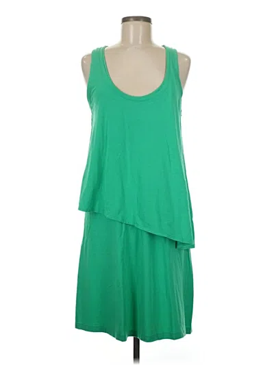 Pre-owned Lilla P Casual Dress In Green