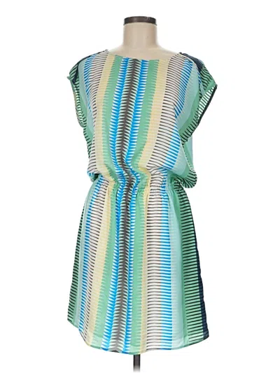 Pre-owned Lilla P Casual Dress In Green