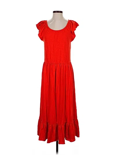 Pre-owned Lilla P Casual Dress In Red