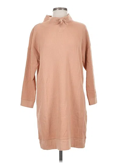 Pre-owned Lilla P Casual Dress In Tan