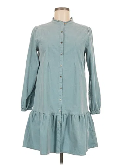 Pre-owned Lilla P Casual Dress In Teal