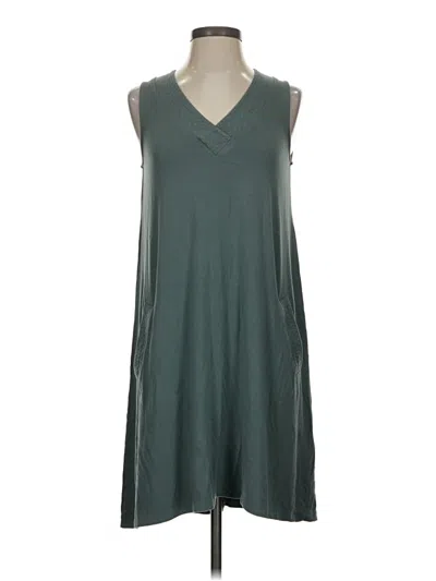 Pre-owned Lilla P Casual Dress In Teal