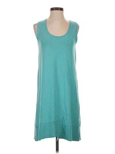 Pre-owned Lilla P Casual Dress In Teal