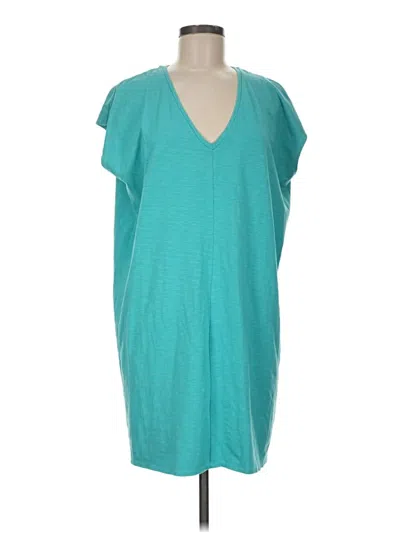 Pre-owned Lilla P Casual Dress In Teal