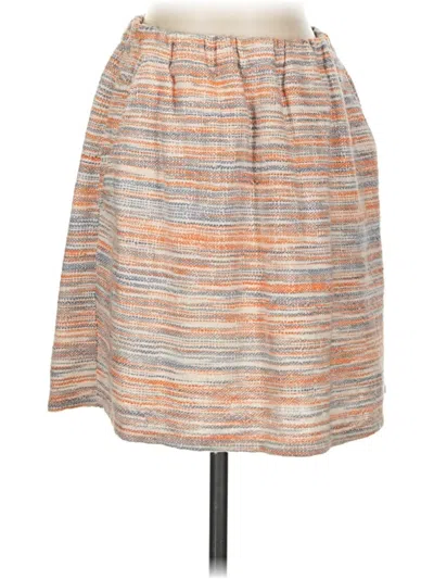Pre-owned Lilla P Casual Skirt In Orange
