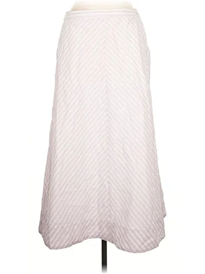 Pre-owned Lilla P Casual Skirt In White