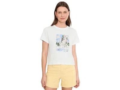 Lilla P Coastal Print Tee Women's Clothing Coastal Print: Sm In White
