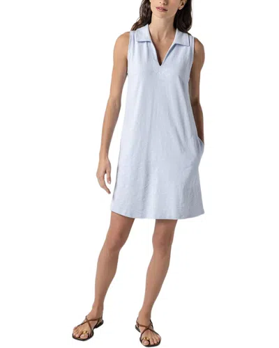 Lilla P Collared Dress In Blue