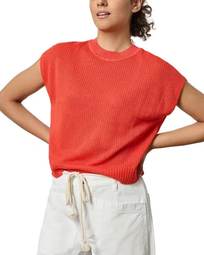 Lilla P Crewneck Sweater In Orange