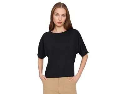 Lilla P Darted Sleeve Dolman Wedge In Black