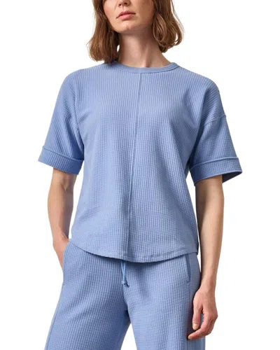 Lilla P Drop Shoulder Sweatshirt In Blue