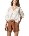LILLA P LILLA P EASY BUTTON RAGLAN SHIRT