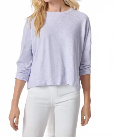 Lilla P Easy Long Sleeve Beach Tee In Lilac In Purple
