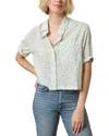 Lilla P Easy Sleeve Button-down Shirt In Green