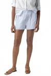 Lilla P Faux Fly Short In Sky Blue In Blue