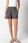 Lilla P Gauze Shorts In Stingray In Grey