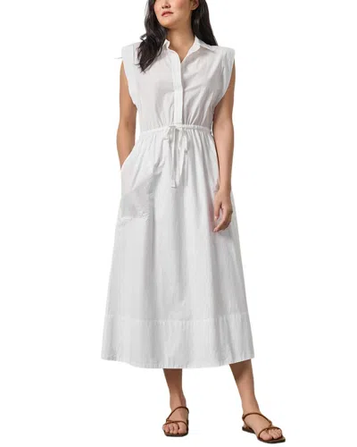 Lilla P Gusset Sleeve Maxi Dress In White