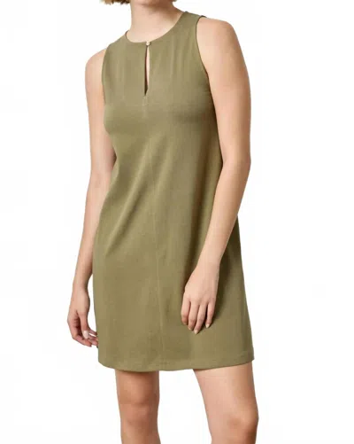 Lilla P Keyhole Tank Dress In Kelp In Green