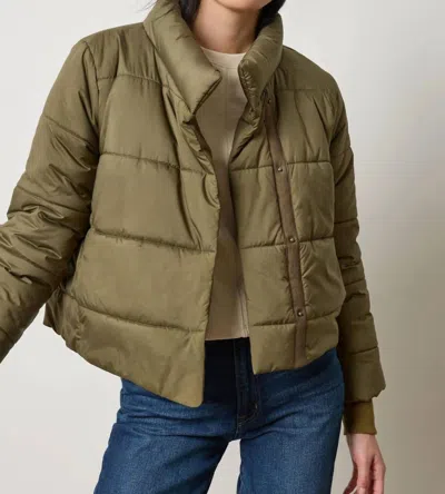 Lilla P Knit Cuff Jacket In Evergreen In Green