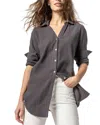 Lilla P Long Sleeve Button Down Tunic