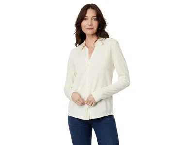 Lilla P Long Sleeve Button-down T-shirts In White
