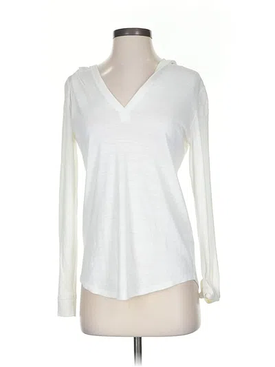Pre-owned Lilla P Long Sleeve T-shirt In White