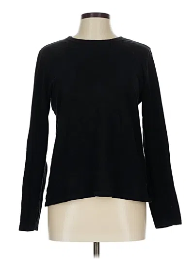 Pre-owned Lilla P Long Sleeve T-shirt In Black
