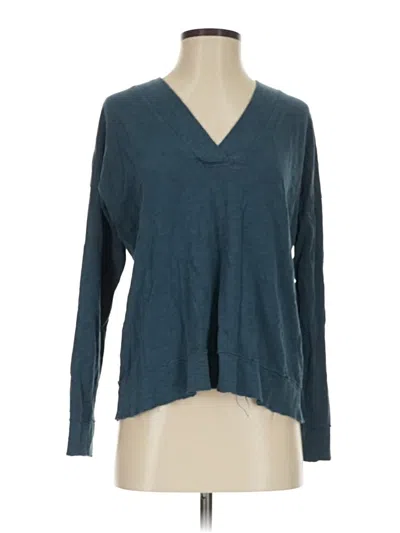 Pre-owned Lilla P Long Sleeve T-shirt In Blue