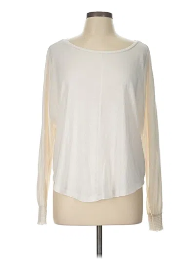 Pre-owned Lilla P Long Sleeve T-shirt In Ivory
