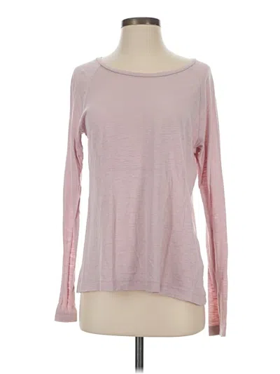 Pre-owned Lilla P Long Sleeve T-shirt In Pink