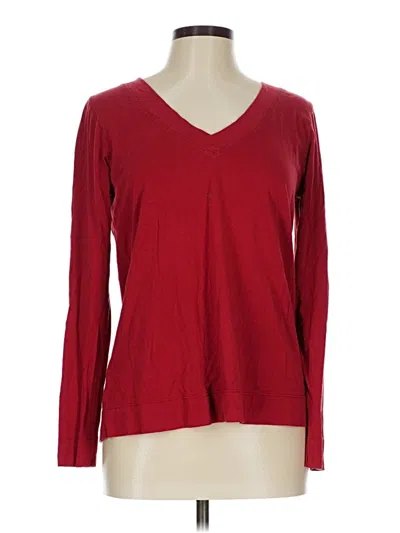 Pre-owned Lilla P Long Sleeve T-shirt In Red
