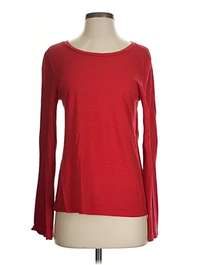 Pre-owned Lilla P Long Sleeve T-shirt In Red