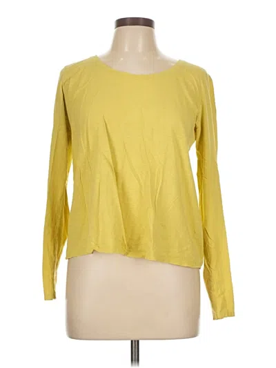 Pre-owned Lilla P Long Sleeve T-shirt In Yellow