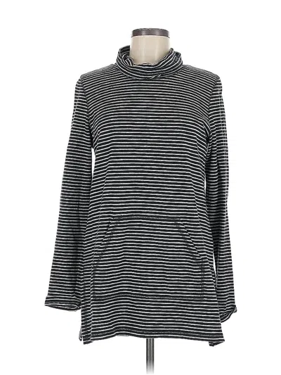 Pre-owned Lilla P Long Sleeve Turtleneck In Gray