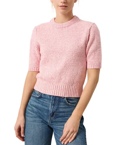 Lilla P Marled Pullover In Pink