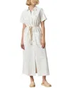 Lilla P Maxi Shirtdress In White