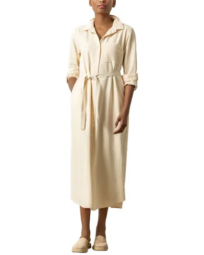 Lilla P Maxi Shirtdress In White