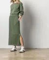 Lilla P Maxi Skirt In Elm In Green