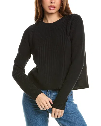 Lilla P Mixed Media Raglan Sweater