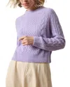 Lilla P Mixed Stitch Pullover Sweater In Lavender In Purple