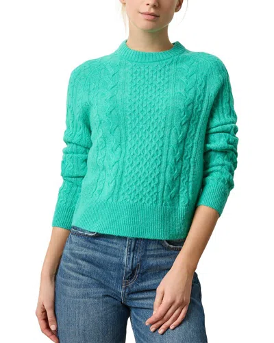 LILLA P LILLA P MIXED STITCH ALPACA & WOOL-BLEND PULLOVER