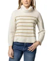 LILLA P LILLA P MIXED STITCH TURTLENECK WOOL & CASHMERE-BLEND SWEATER