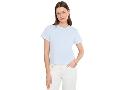 Lilla P Organic Boxy Tee Women's Clothing Hydrangea: Xl In White