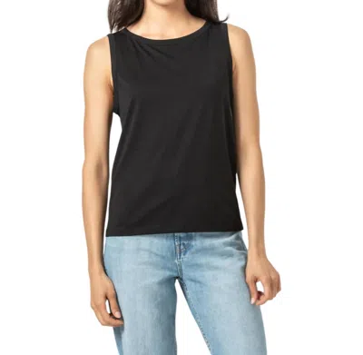 Lilla P Pima Jersey Tank Top In Black