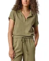 Lilla P Polo Popover Top In Green