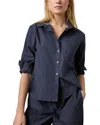 Lilla P Poplin Button-down Shirt In Blue