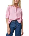 Lilla P Poplin Button-down Shirt In Pink